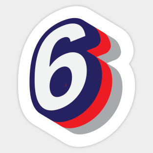 6 Sticker